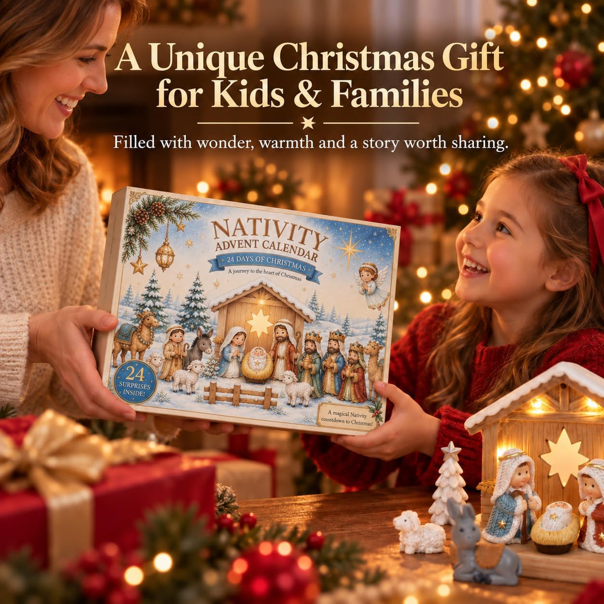 日英美直送 Nativity Scene Set Advent Calendar 聖誕倒數日曆 大人款/兒童款 聖誕快樂特輯 不參與$900免運 滿$900可加$25免運到順豐站/智能櫃 Christmas Advent Calendars 2026