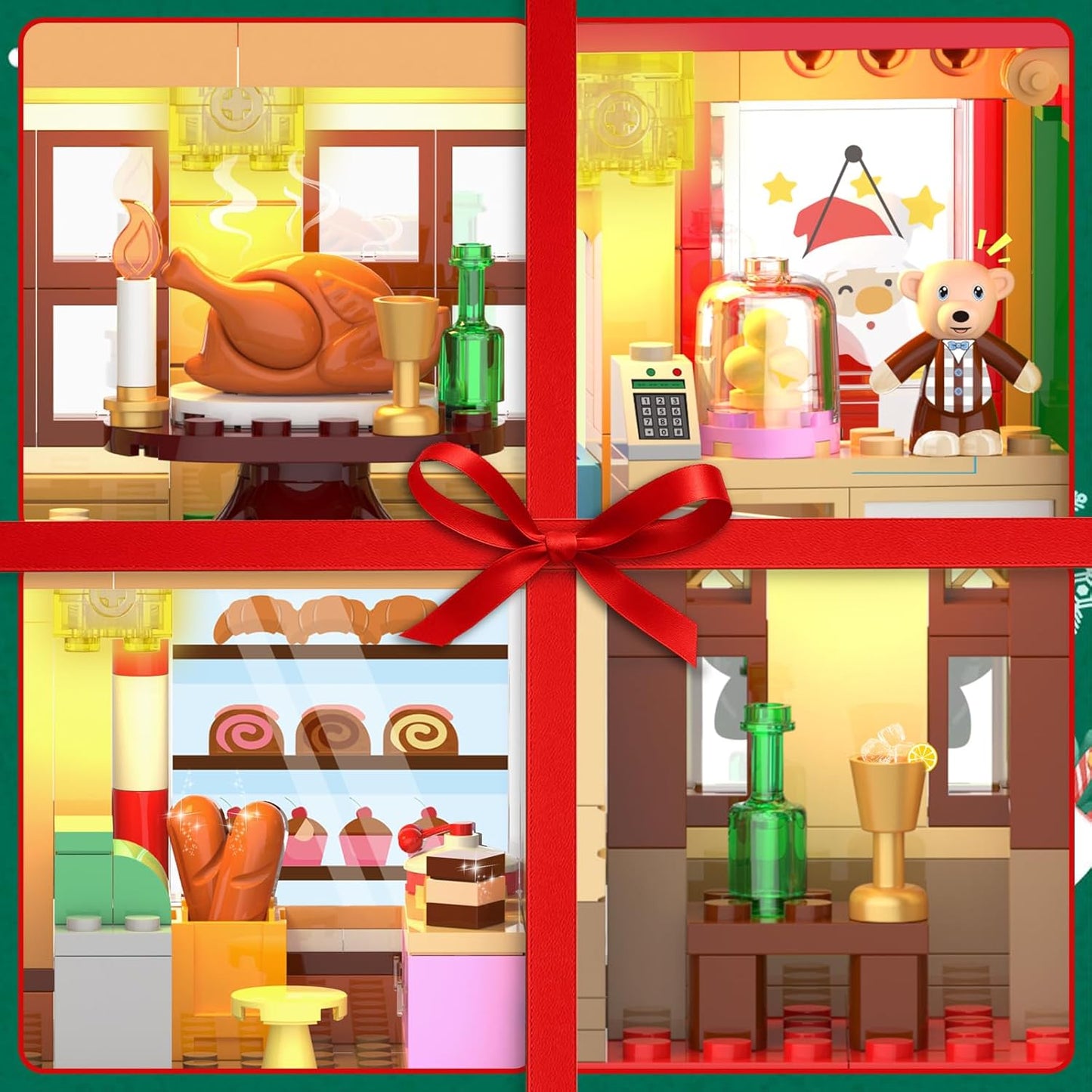 英美直送 LED Christmas Mini Building Set 聖誕倒數日曆 大人款/兒童款 聖誕快樂特輯 聖誕倒數日曆A 不參與$900免運 滿$900可加$25免運 Christmas Advent Calendars 2025