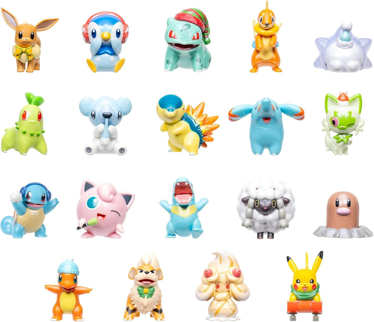 日英美直送 Jazwares Pokemon Battle Figures Advent Calendar 聖誕倒數日曆 兒童款 聖誕快樂特輯 不參與$900免運 滿$900可加$25免運到順豐站/智能櫃 Christmas Advent Calendars 2026