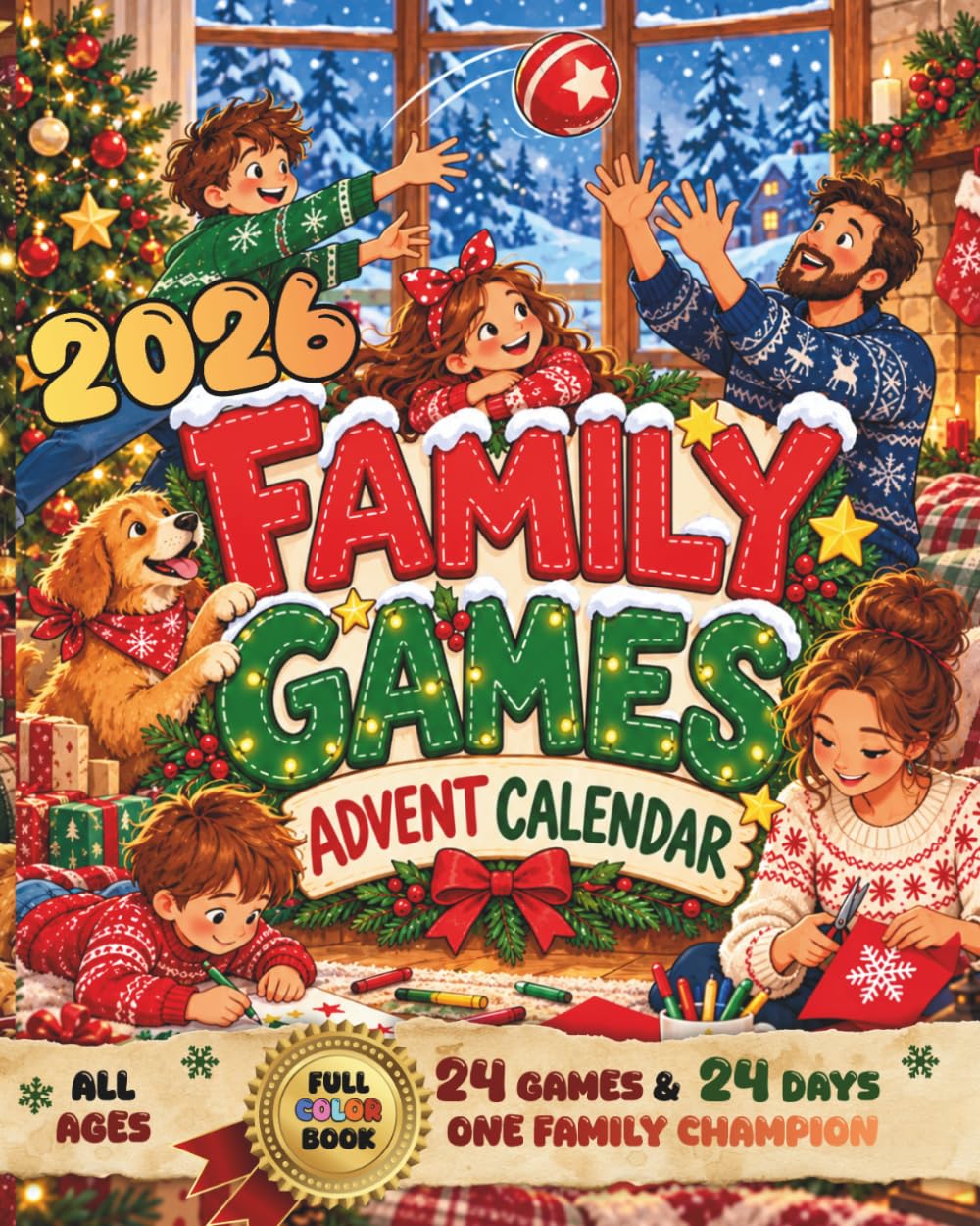 日英美直送 Family Games Book Advent Calendar 聖誕倒數日曆 大人款/兒童款 聖誕快樂特輯 不參與$900免運 滿$900可加$25免運到順豐站/智能櫃 Christmas Advent Calendars 2026