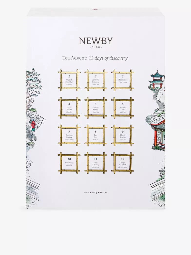 日英美直送 NEWBY TEAS UK Newby Pagoda Advent Calendar 2026 118g 聖誕倒數日曆 大人款 聖誕快樂特輯 不參與$900免運 滿$900可加$25免運到順豐站/智能櫃 Christmas Advent Calendars 2026