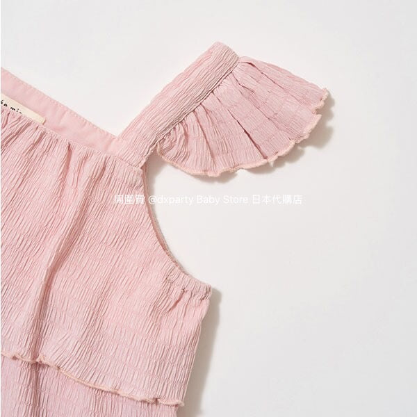 Japanese children's clothing Ly# mine suspenders and loose pants set 100-150cm girls summer TOPS PANTS 