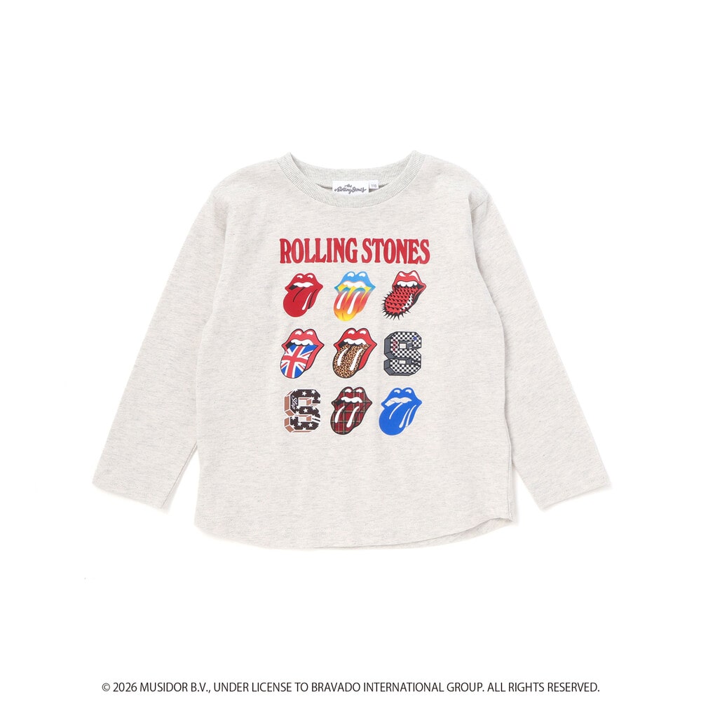日本童裝 Slap Slip x The Rolling Stones 印花長袖上衣 80-130cm 男童款/女童款 秋季 TOPS 其他品牌童裝