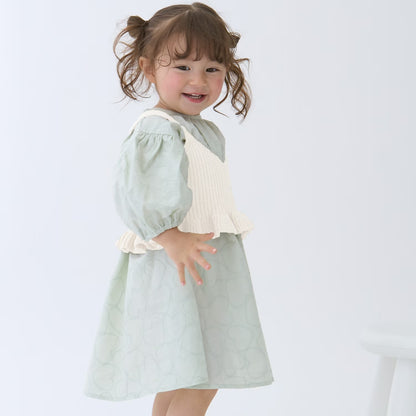 日本童裝 pe#main 針織吊帶及蕾絲連身裙套裝 80-130cm 女童款 夏季 TOPS DRESSES