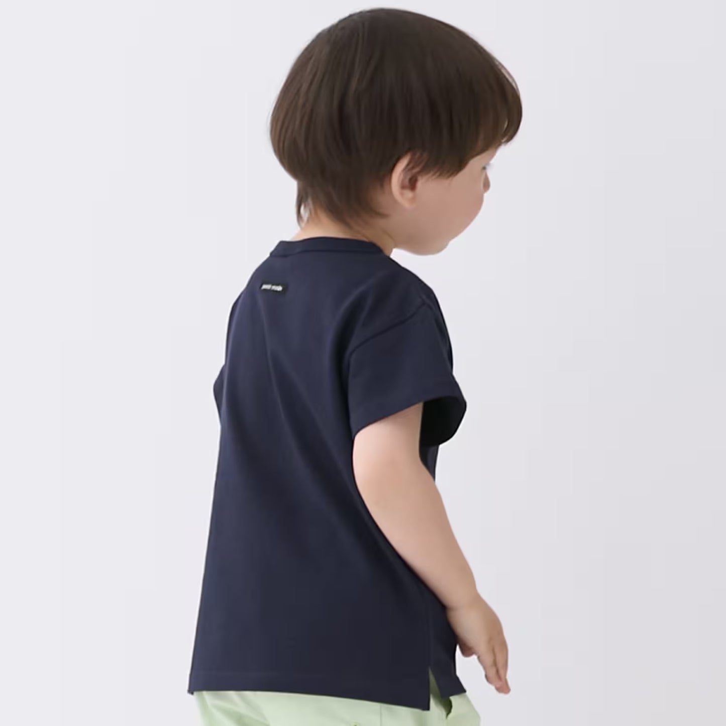 日本童裝 pe#main 遊艇/汽車貼花短袖上衣 80-130cm 男童款 夏季 TOPS
