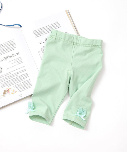 Japanese children's clothing panpantutu leggings 80-130cm girls summer PANTS 