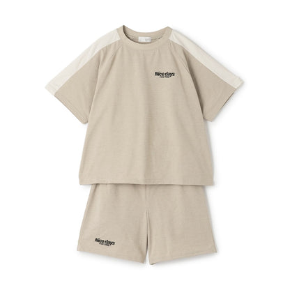日本童裝 b・R# 水陸兩用 速乾系列 兩件套裝 90-150cm 男童款 TOPS PANTS 夏季 夏日玩水泳衣特輯