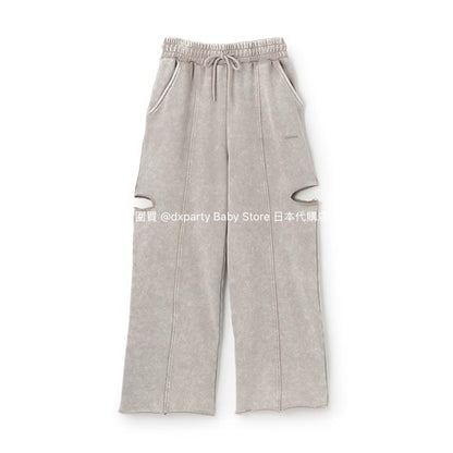 Lovetoxic Retro Slit Sweatpants (140-160cm) for Girls (Summer) 