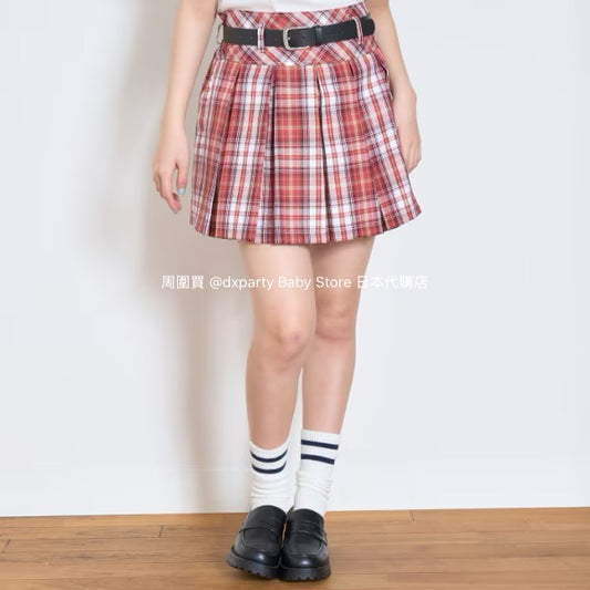Lovetoxic Checkered Skirt (140-160cm) for Girls (Summer) 