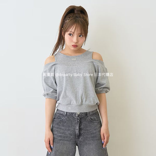Lovetoxic Off-the-shoulder Top (130-160cm) for Girls (Summer) 