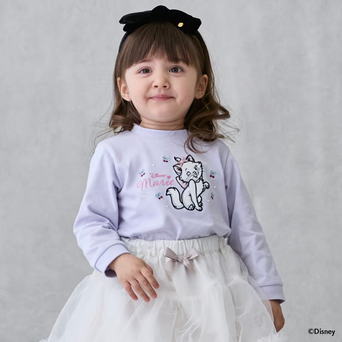 日本童裝 pe#main x Disney 圖案長袖上衣 80-130cm 男童款/女童款 秋季 TOPS