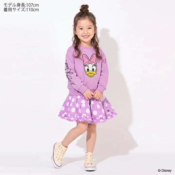 日本童裝 BDL x Disney 親子裝 印花衛衣 80-150cm 男童款/女童款 秋季 TOPS  聖誕紅/新年紅