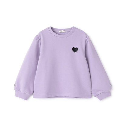 日本童裝 Ly# mine 速乾系列 心心刺繡衛衣 100-150cm 女童款 冬季 TOPS