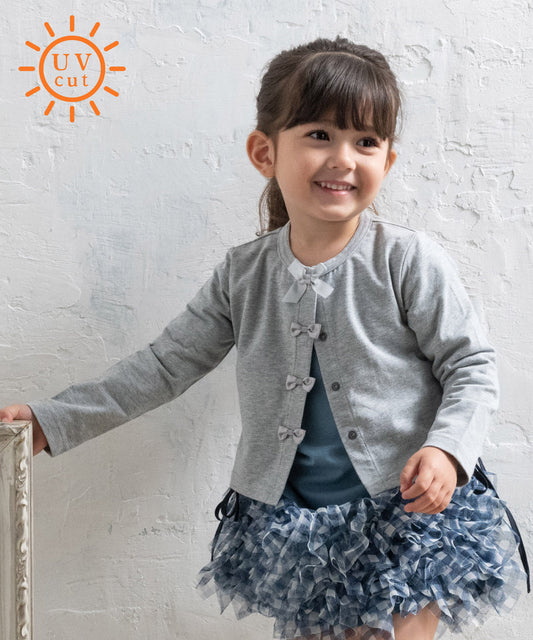 日本童裝 panpantutu 防UV 蝴蝶結外套 80-150cm 女童款 夏季 OUTERWEAR