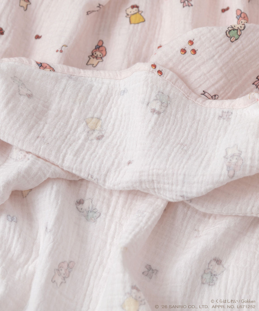 日本童裝 panpantutu x Sanrio x くらはしれい蓬蓬紗布連身裙 90-140cm 女童款 夏季 DRESSES
