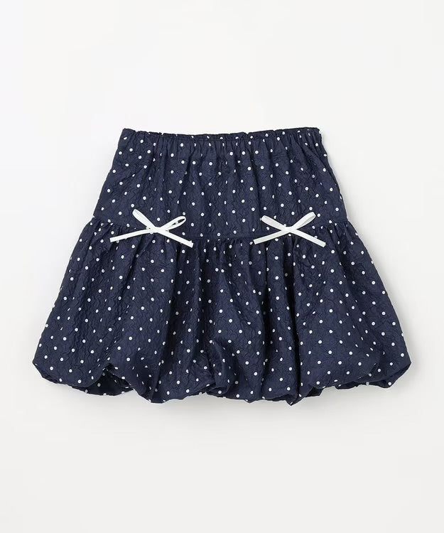 日本童裝 aF#a325 泡泡波點短裙 110-150cm 女童款 夏季 SKIRTS