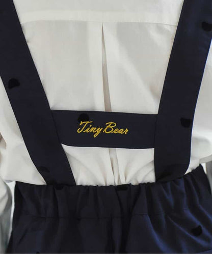 日本童裝 apres les cours x tiny bear 吊帶西褲 90-120cm 男童款 冬季 PANTS 面試/宴會/表演 兒童服飾