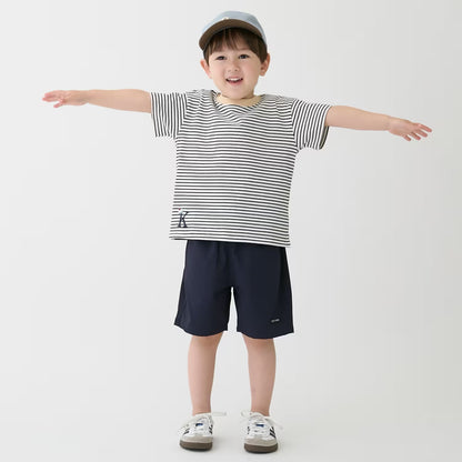 日本童裝 pe#main 防污系列 間條上衣 80-130cm 男童款 夏季 TOPS