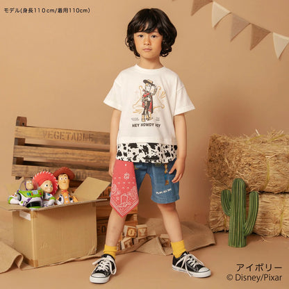 日本童裝 Branshes x Disney ToyStory 撞色拼接上衣 90-140cm 男童款/女童款 夏季 TOPS