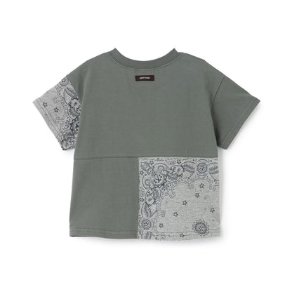 日本童裝 pe#main 拼布短袖上衣 80-130cm 男童款 夏季 TOPS