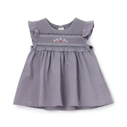 日本童裝 pe#main 士多啤梨刺繡上衣 80-130cm 女童款 夏季 TOPS