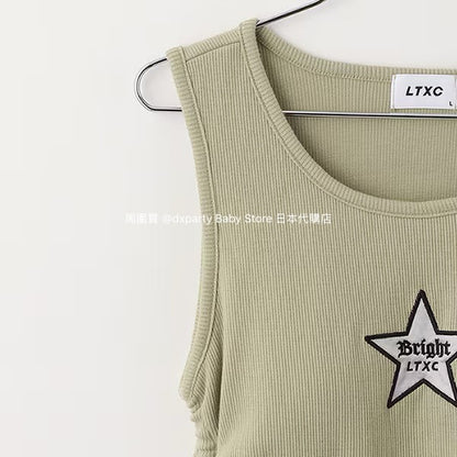 Lovetoxic Quick-Drying Waisted Top (140-170cm) for Girls (Summer TOPS) 