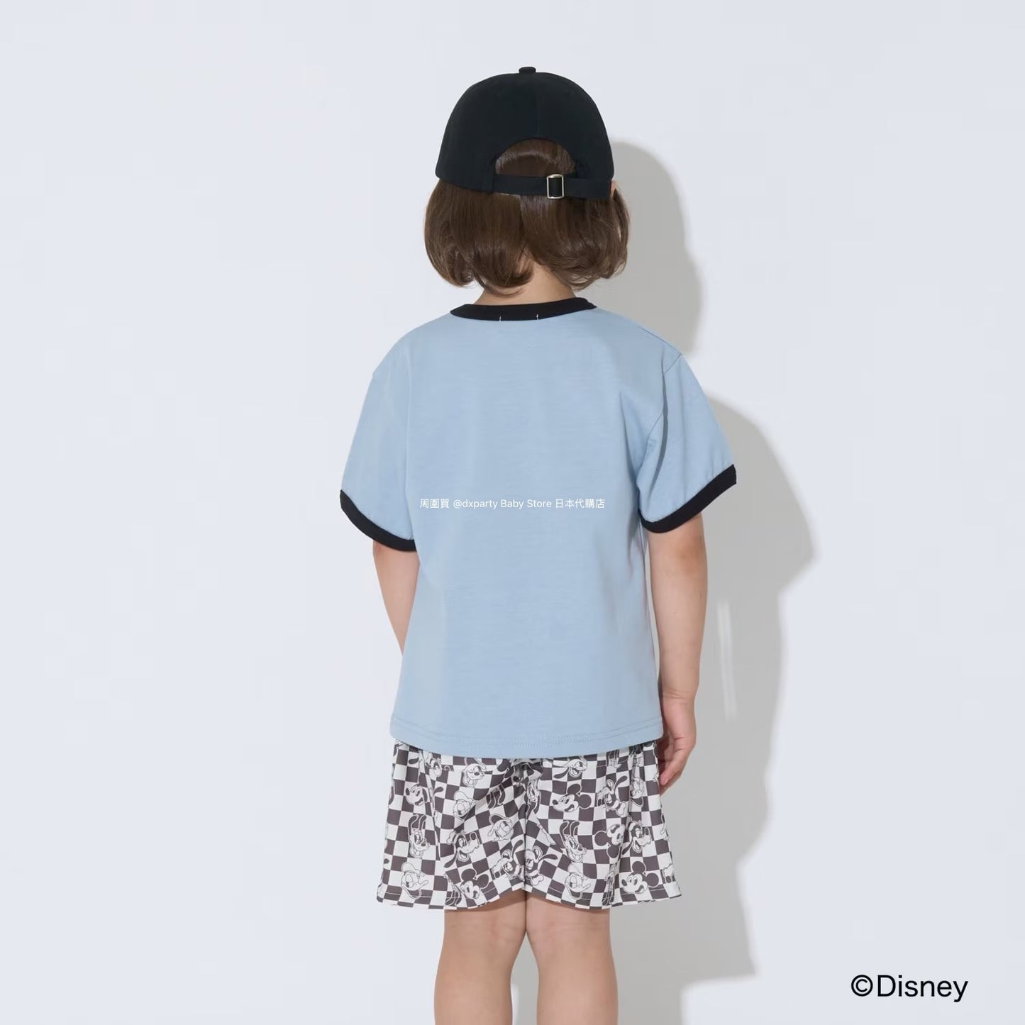 Japanese children's clothing b・R# x Diseny quick-drying UV-resistant printed tops (100-150cm) for boys and girls (summer TOPS) 
