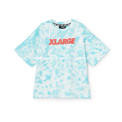 XLARGE KIDS Japanese children's clothing tie-dye top 80-140cm boys' summer TOPS 