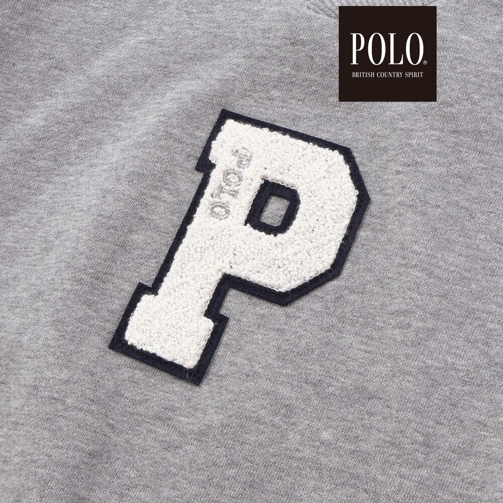 日本童裝  SLAP SLIP x POLO BCS 毛氈貼花衛衣 80-130cm 男童款/女童款 秋季 TOPS