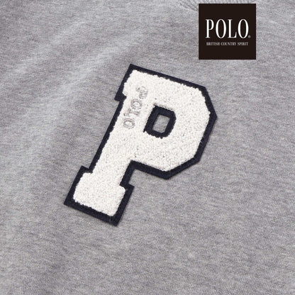 日本童裝  SLAP SLIP x POLO BCS 毛氈貼花衛衣 80-130cm 男童款/女童款 秋季 TOPS