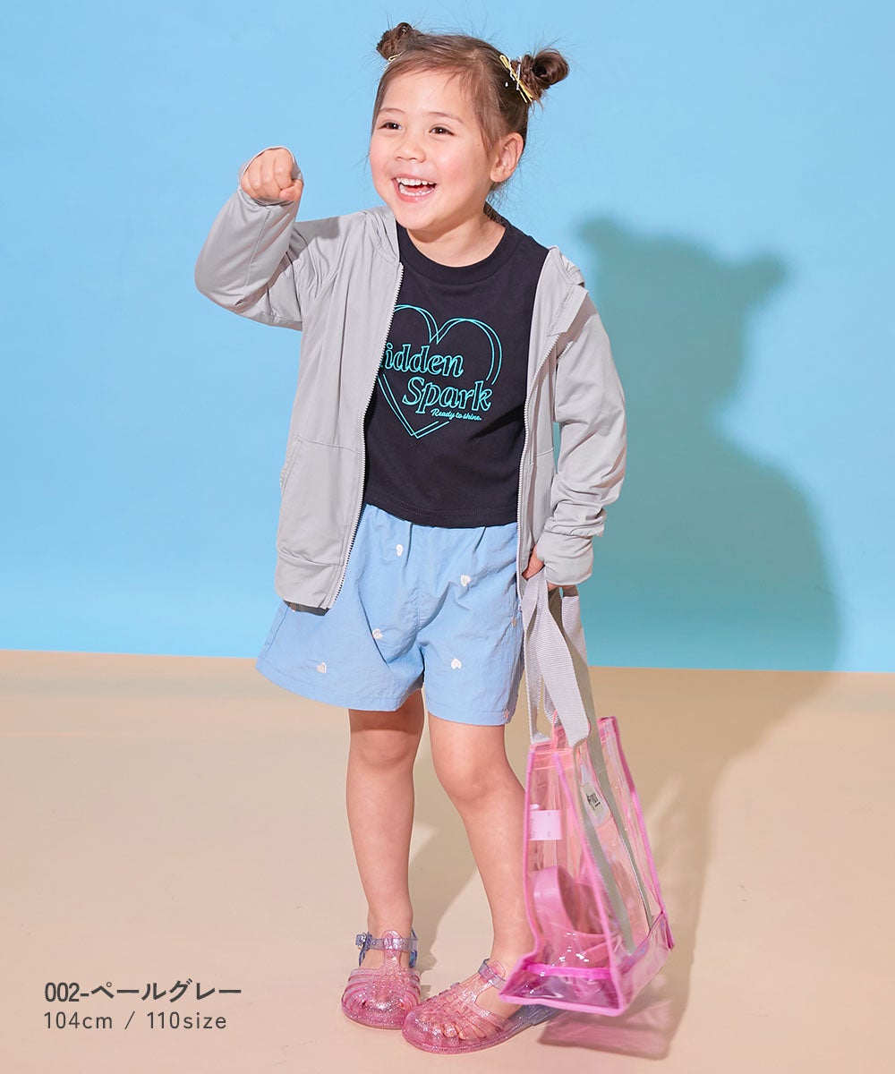 Japanese children's clothing dev!rock waterproof series stand collar thin jacket 100-160cm boys/girls spring and summer outerwear