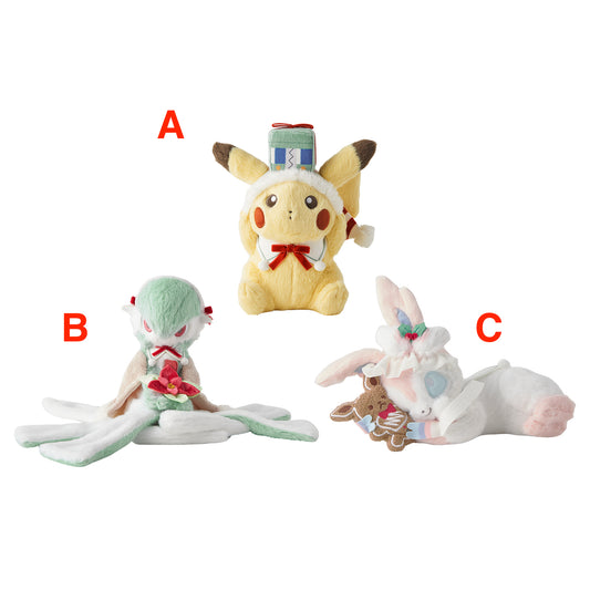 日本直送 限定版 公仔  Pokémon Holiday Blessings Christmas聖誕快樂特輯