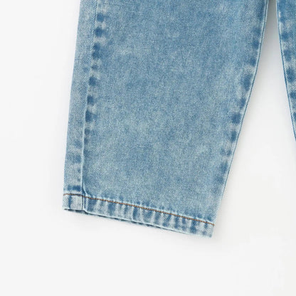 日本童裝 pe#main 柔軟牛仔長褲 80-130cm 男童款 夏季 PANTS