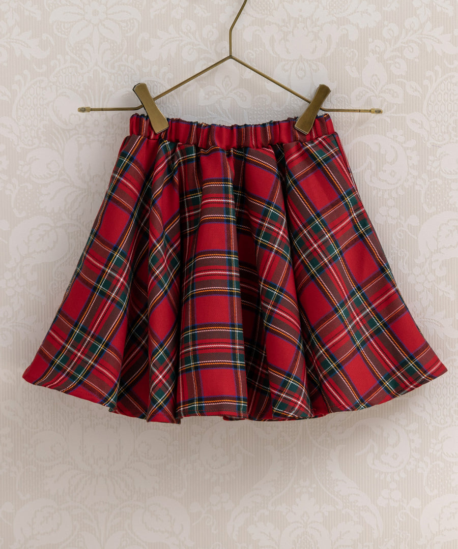 日本童裝 panpantutu 經典格仔短裙 90-140cm 女童款 夏季 SKIRTS