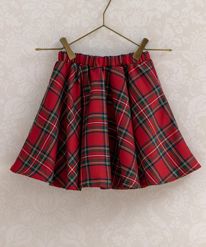 日本童裝 panpantutu 經典格仔短裙 90-140cm 女童款 夏季 SKIRTS