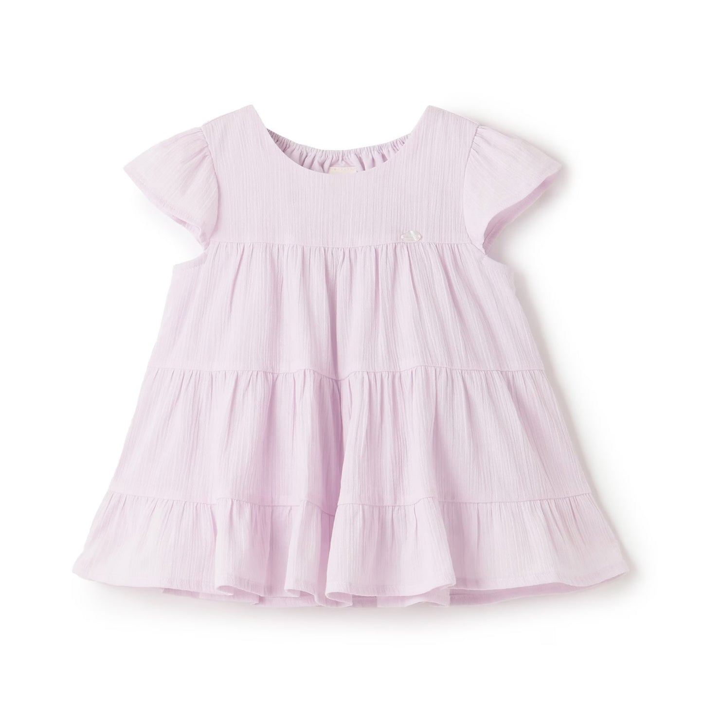 日本童裝 pe#main 接觸冷感 楊柳裙邊長衫 80-130cm 女童款 夏季 TOPS