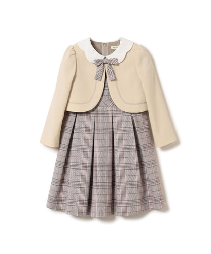 日本童裝 BEAMS mini 禮服兩件套裝 110-130cm 女童款 冬季 OUTERWEAR DRESSES 面試/宴會/表演