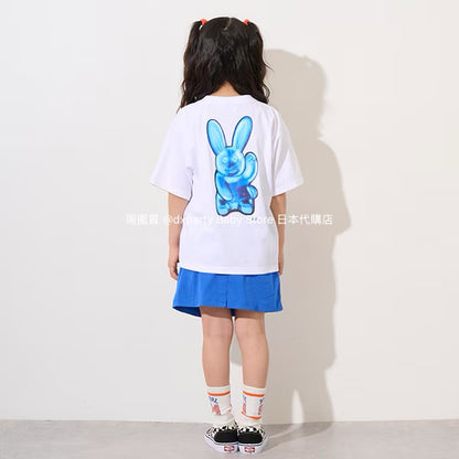 Japanese children's clothing X-girl Stages casual short skirt 90-140cm girls summer SKIRTS 