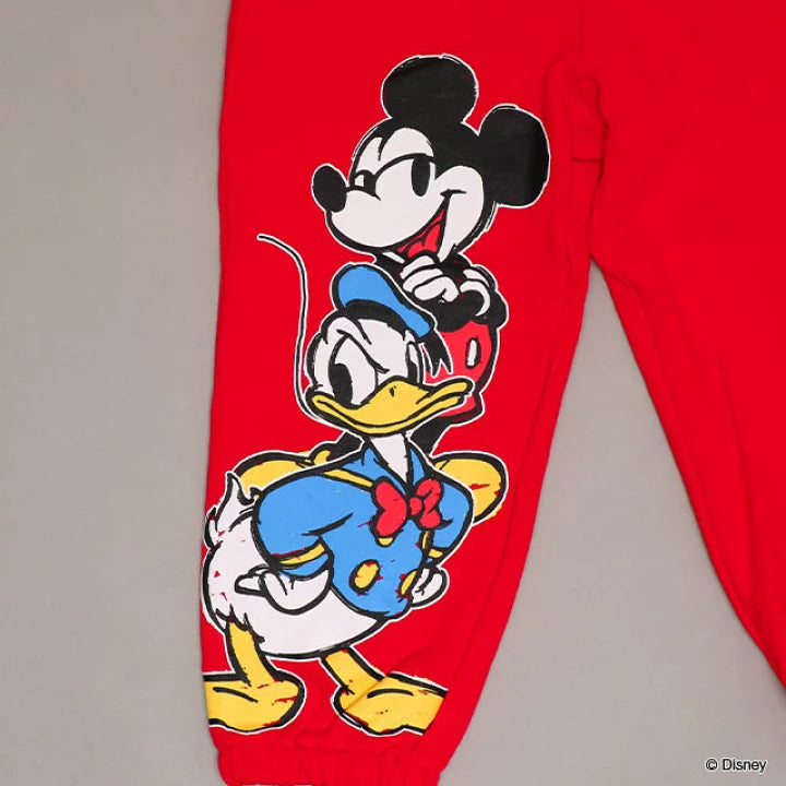 日本童裝 BDL x Disney 運動長褲 80-140cm 男童款/女童款 秋季 PANTS 聖誕紅/新年紅
