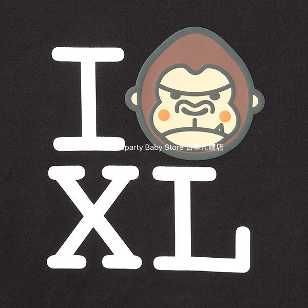 Japanese children's clothing XLARGE KIDS I LOVE XL top 80-140cm boys' summer TOPS 