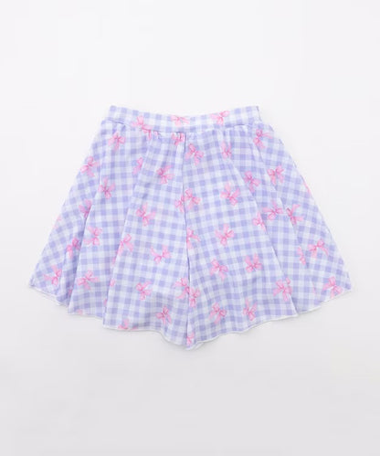 日本童裝 aF#a325 防UV 泳衣兩件套裝 100-140cm 女童款 夏季 夏日玩水泳衣特輯