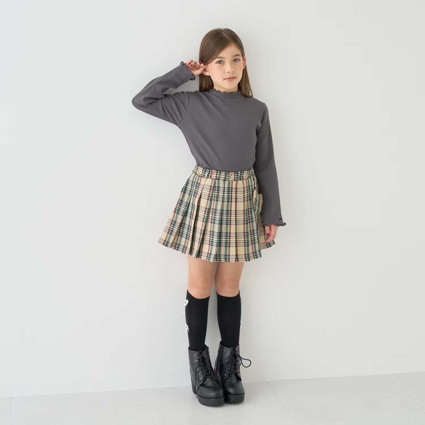Japanese children's clothing Ly# mine tank top and shorts set 100-150cm girls summer TOPS PANTS 