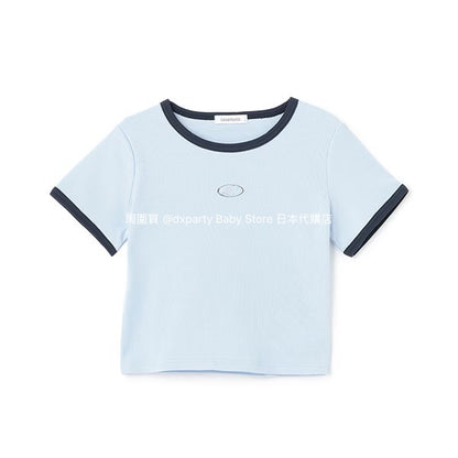 Lovetoxic Japanese children's clothing cropped top 140-160cm girls summer TOPS 