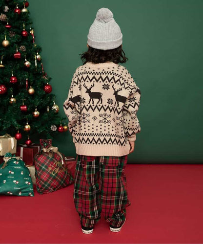 日本童裝 BREEZE 針織冷衫 80-140cm 男童款/女童款 冬季 Tops Christmas 聖誕快樂特輯 聖誕服裝/飾物配件