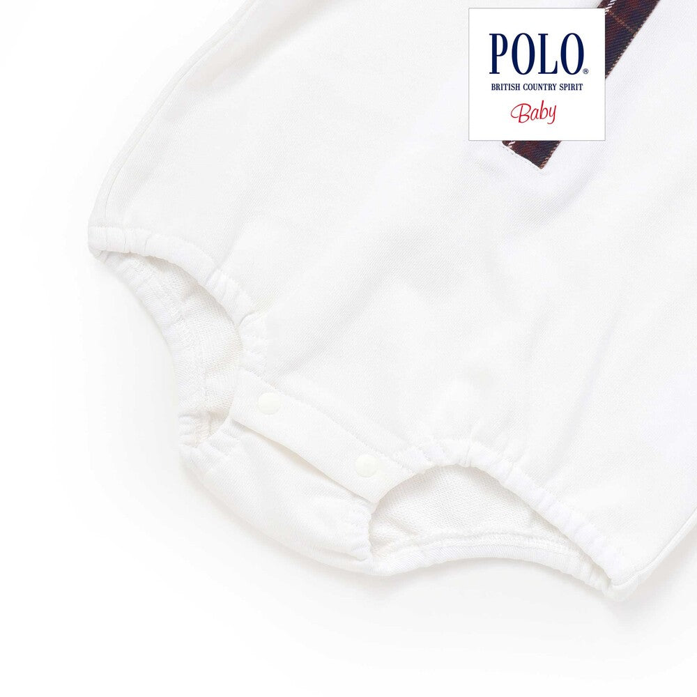 日本童裝  SLAP SLIP x POLO BCS polo連衣及吊帶連體褲套裝 70-80cm 男童款 初生嬰兒 秋季 Jumpsuit