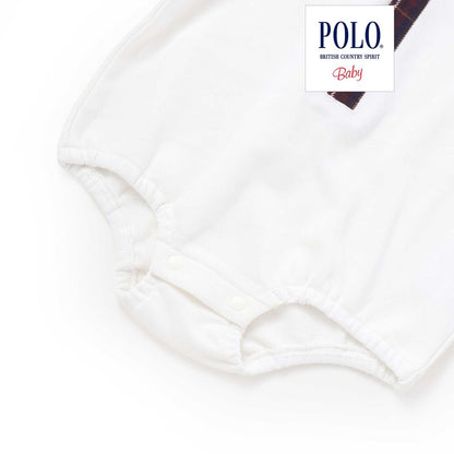 日本童裝  SLAP SLIP x POLO BCS polo連衣及吊帶連體褲套裝 70-80cm 男童款 初生嬰兒 秋季 Jumpsuit