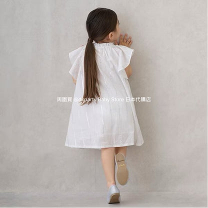 Japanese children's clothing pe#main dress 80-130cm girls summer dresses 