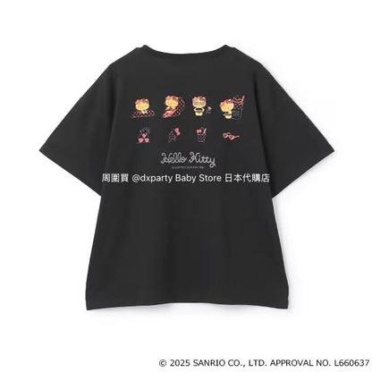 Lovetoxic x Sanrio Japan-Style Hello Kitty Cold-Contact Print Top (130-160cm) for Girls (Summer) 