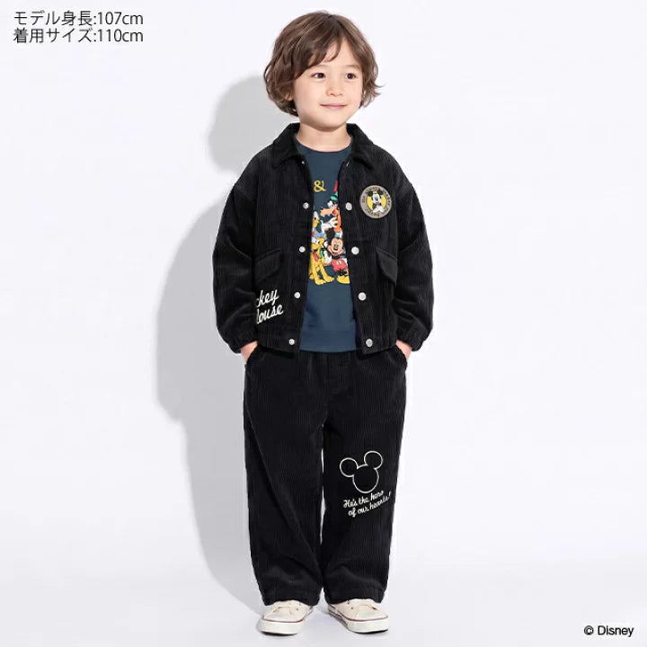 日本童裝 BDL x Disney 燈芯絨外獨 90-140cm 男童款/女童款 秋季 (適合初秋、香港平均溫度）OUTERWEAR 