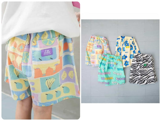 Japanese children's clothing BREEZE loose shorts 80-140cm boys' summer PANTS 